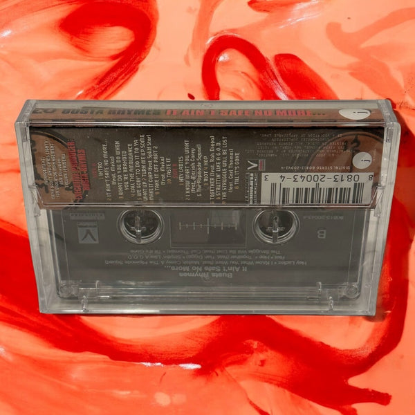 •BUSTA RHYMES - IT AIN’T SAFE NO MORE• ~2001 OG PRESSING~ (CASSETTE TAPE)