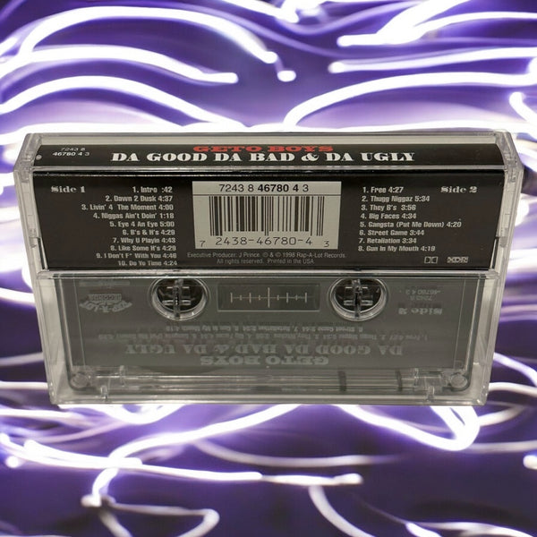 •GETO BOYS - DA GOOD DA BAD & DA UGLY• ~1998 OG PRESSING~ (CASSETTE TAPE)