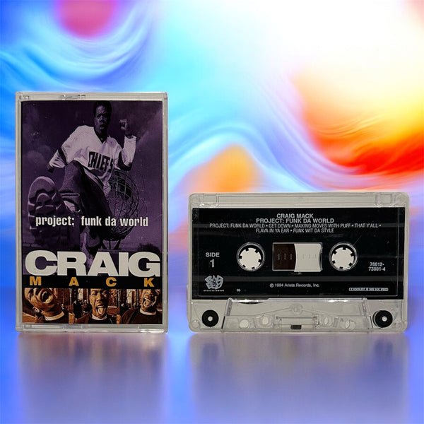 •CRAIG MACK ~ PROJECT: FUNK DA WORLD• ~1994 OG PRESSING~ (CASSETTE TAPE)