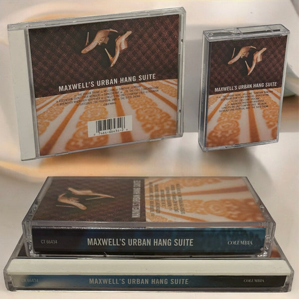 •MAXWELL - MAXWELL’S URBAN HANGSUITE ~1996 OG PRESSINGS~ (CD & CASSETTE TAPE)