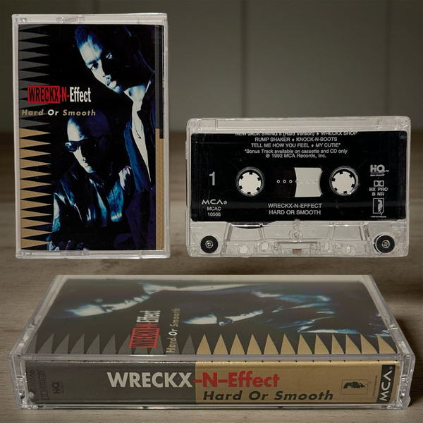 •WRECKS-N-EFFECT - HARD OR SMOOTH• ~1992 OG PRESSING~ (CASSETTE TAPE)