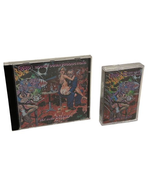 •BOOGIE DOWN PRODUCTIONS - SEX AND VIOLENCE• ~1992 OG PRESSINGS~ (CD & CASSETTE TAPE)