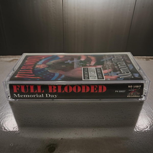 •FULL BLOODED ~ MEMORIAL DAY• ~1998 OG PRESSING~ (NO LIMIT) (CASSETTE TAPE)