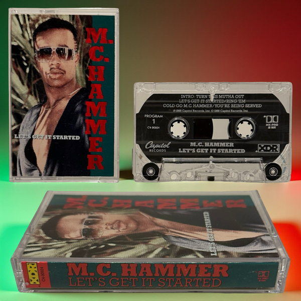 •M.C. HAMMER - LET’S GET IT STARTED• ~1988 OG PRESSING~ (CASSETTE TAPE)