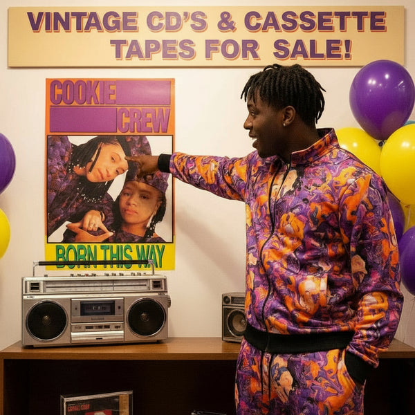 •COOKIE CREW ~ BORN THIS WAY• ~ 1989 OG PRESSING~ (CASSETTE TAPE)