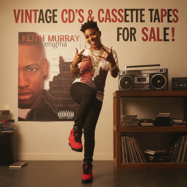 •KEITH MURRAY - ENIGMA• ~1996 OG CANADIAN PRESSING~ (CASSETTE TAPE) (HTF BLACK SHELL)