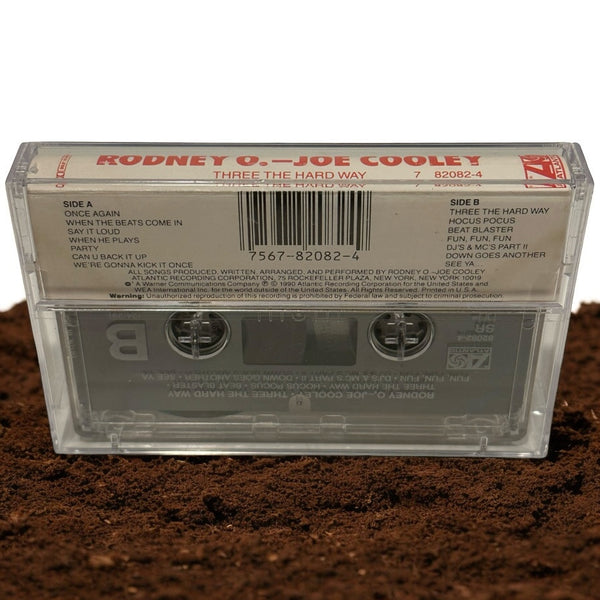 •RODNEY-O - JOE COOLEY - THREE THE HARD WAY• ~1990 OG PRESSING~ (CASSETTE TAPE)