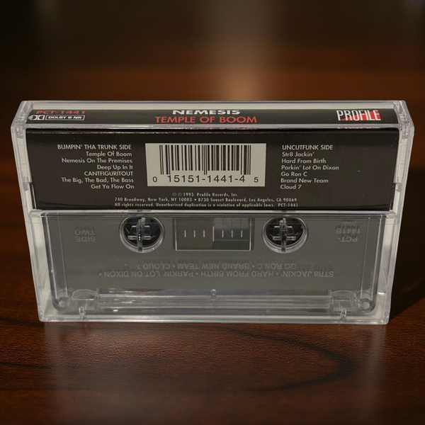 •NEMESIS - TEMPLES OF BOOM• ~1993 OG PRESSING~ (CASSETTE TAPE)