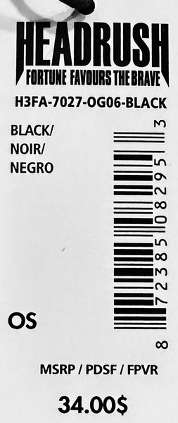 *HEADRUSH* (Black) ~Headrush Motors~ snaback hats