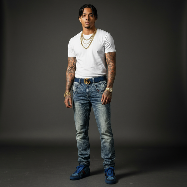 *VOLIUM* ~Denim jeans for men~ •Waist 30” Leg 32”•