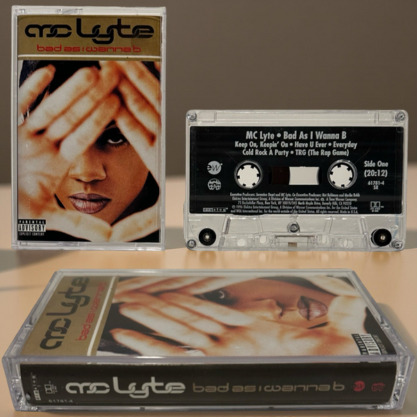 •MC LYTE ~ BAD AS I WANNA B• ~1996 OG PRESSING~ (CASSETTE TAPE) (2)