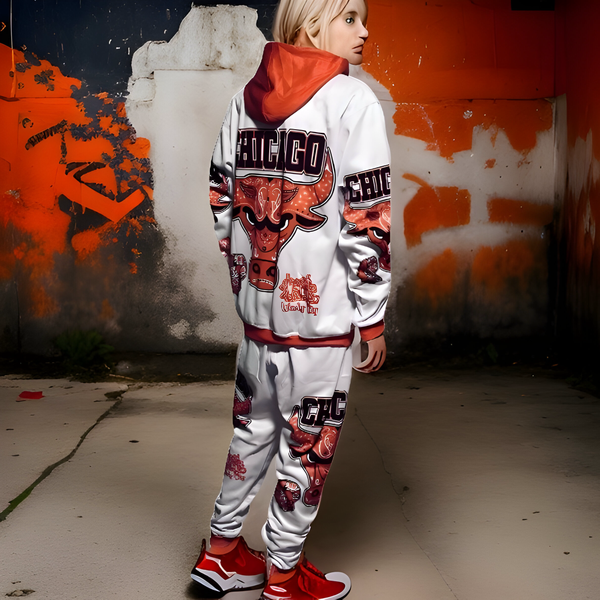 ^CHICAGO^ *WINDY CITY* JOGGER SWEATSUITS (FLEECY SOFT LINED)