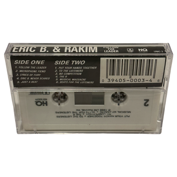 •ERIC B. & RAKIM - FOLLOW THE LEADER• ~1988 OG PRESSINGS~ (CD & CASSETTE TAPE)