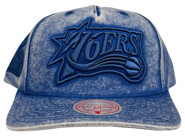 *Philadelphia 76’ers* ~curved beak~ snapback hat by Mitchell & Ness