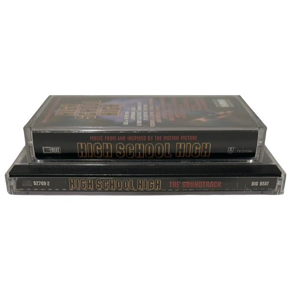 •HIGH SCHOOL HIGH - MUSIC FROM AND INSPIRED BY THE MOTION PICTURE• ~1996 OG PRESSINGS~ (CD & CASSETTE TAPE)