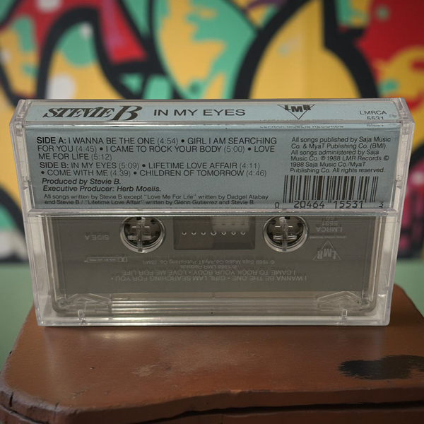 •STEVIE B - IN MY EYES• ~1988 OG PRESSING~ (CASSETTE TAPE)