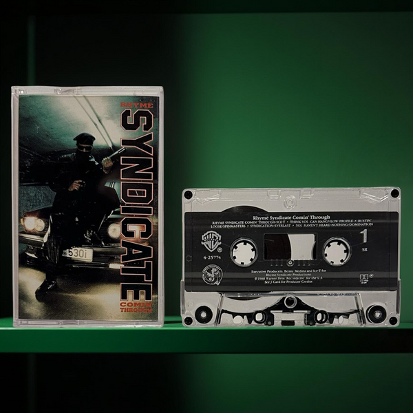 •RHYME SYNDICATE COMIN’ THROUGH - VARIOUS ARTISTS• ~1988 OG PRESSING~ (CASSETTE TAPE)