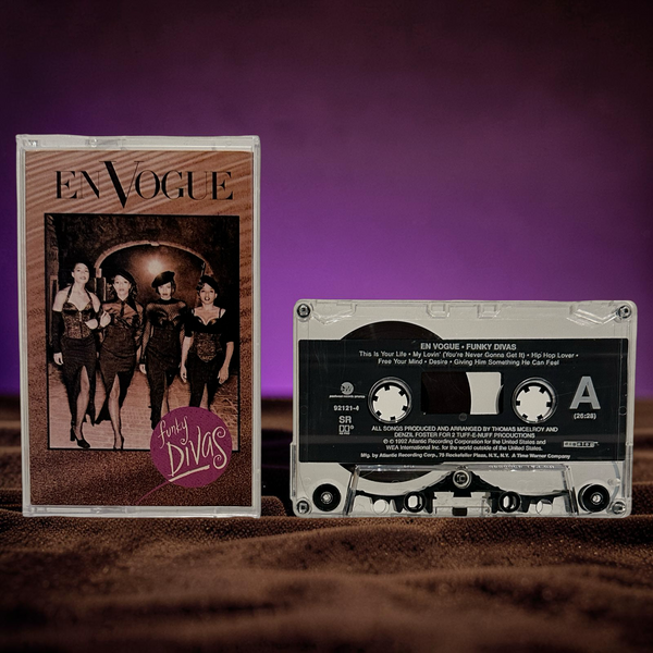 •EN VOGUE ~ FUNKY DIVAS• ~1992 OG PRESSINGS~ (CD & CASSETTE TAPE)
