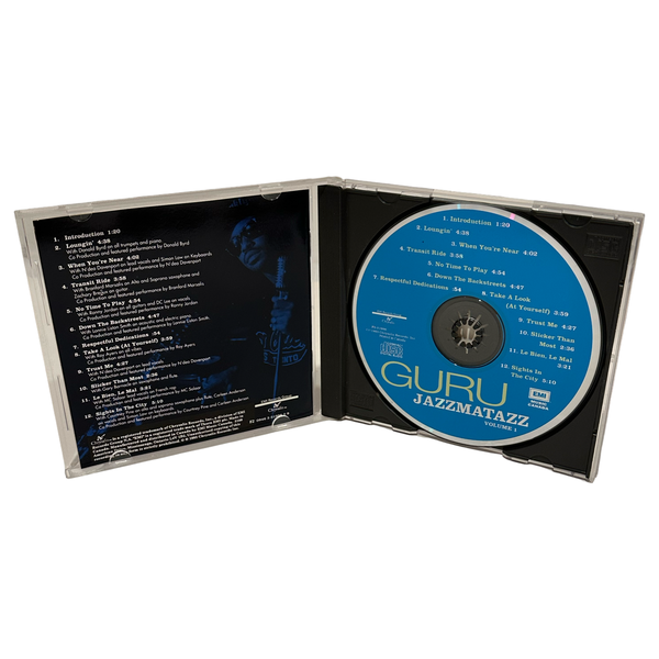•GURU - JAZZMATAZZ VOL. 1• ~1993 OG CANADIAN PRESSINGS~ (CD & CASSETTE TAPE)