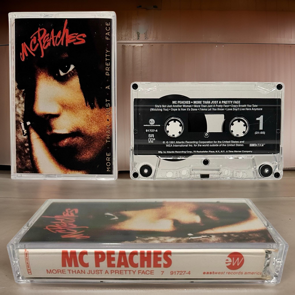 •MC PEACHES - MORE THAN JUST A PRETTY FACE• ~1991 OG PRESSING~ (CASSETTE TAPE) (PROMO CUT)