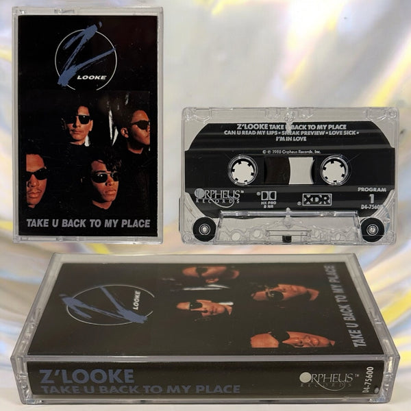 •Z’LOOKE - TAKE U BACK TO MY PLACE• ~1988 OG PRESSING~ (CASSETTE TAPE)