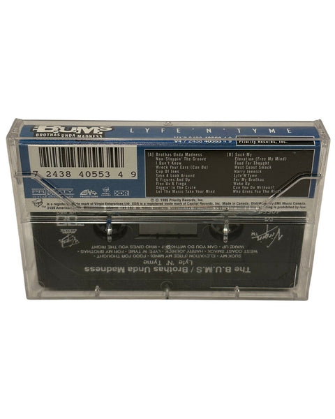 •THE B.U.M.S. - LYFE ‘N’ TYME• ~1995 OG PRESSINGS~ (HTF CANADIAN BLACK SHELL CASSETTE TAPE)