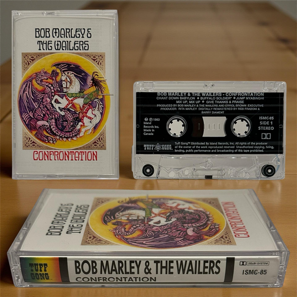 •BOB MARLEY & THE WAILERS - CONFRONTATION• ~1983 OG PRESSING~ (CASSETTE TAPE)