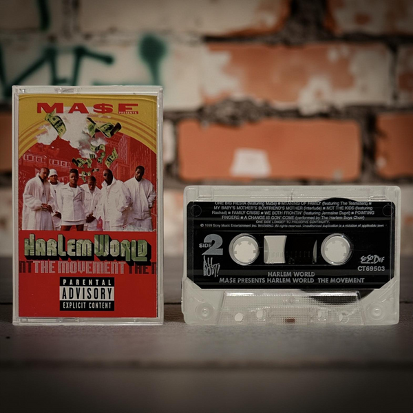 •MASE PRESENTS HARLEM WORLD - THE MOVEMENT• ~1999 OG CANADIAN PRESSING~ (CASSETTE TAPE)