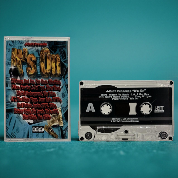 •J-CUTT PRESENTS - “IT’S ON”• ~1999 OG PRESSING~ (CASSETTE TAPE)