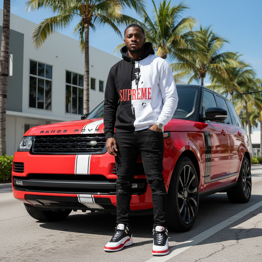 *$UPR3M3 SCARFACE* •HOODIE• (FLEECE LINED)