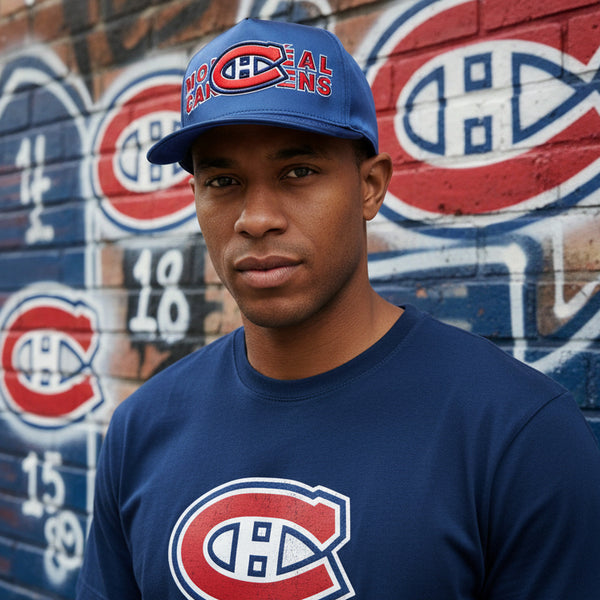 *Montreal Canadiens* ~Pro Pinch SnapBack Hats by Mitchell & Ness~