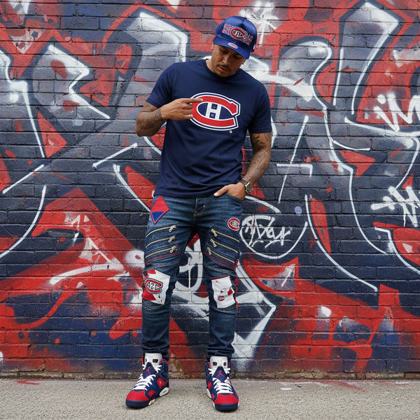 *Montreal Canadiens* ~Pro Pinch SnapBack Hats by Mitchell & Ness~