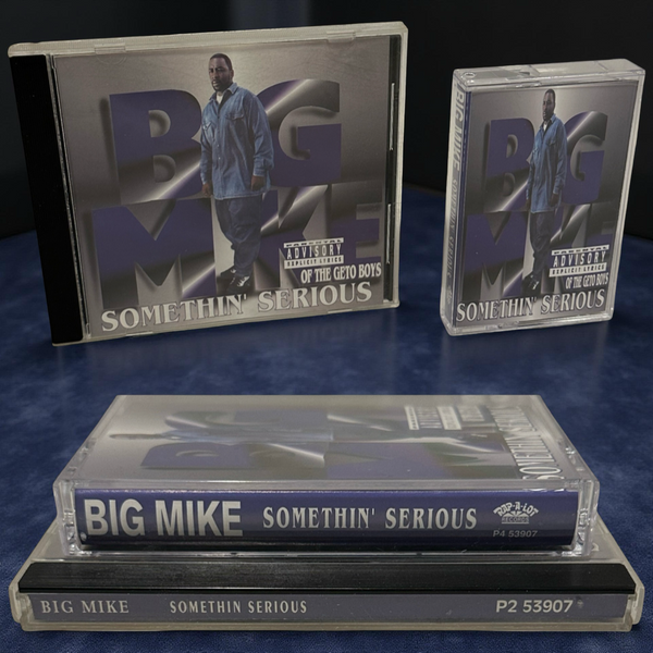 •BIG MIKE - SOMETHIN’ SERIOUS• ~1994 OG PRESSINGS~ (CD & CASSETTE TAPE)