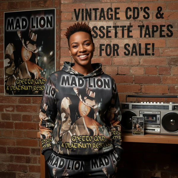 •MAD LION ~ GHETTO GOLD & PLATINUM RESPECT• ~1997 OG SEALED PRESSING~ (CASSETTE TAPE)