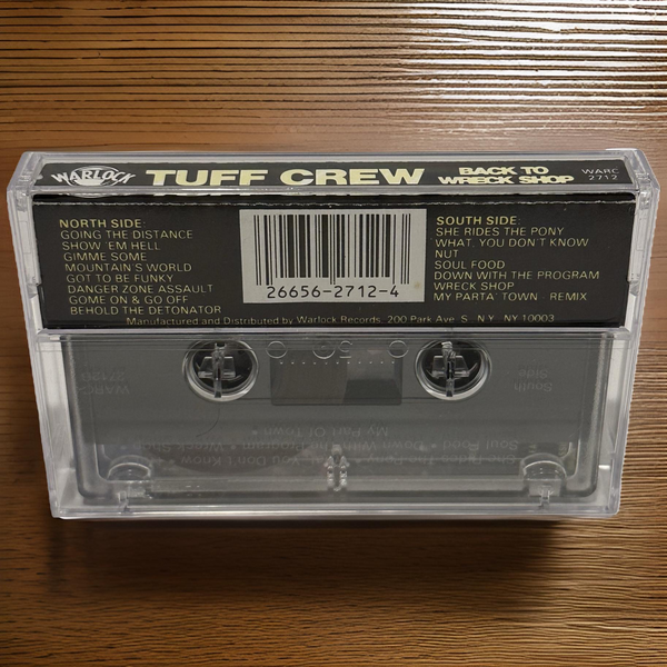 •TUFF CREW ~ BACK TO WRECK SHOP• ~1989 OG PRESSING~ (CASSETTE TAPE) (1)
