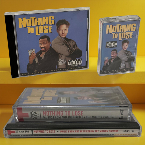 •NOTHING TO LOSE ~ MUSIC FROM AND INSPIRED BY THE MOTION PICTURE• ~1997 OG PRESSINGS~ (CD & SEALED CASSETTE TAPE)