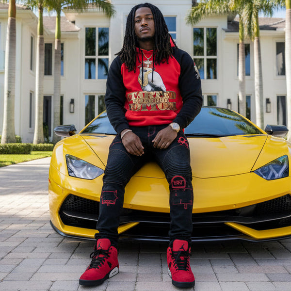 *STARTED FROM THE BOTTOM* PULLOVER HOODIES BY THUG LIFE CLOTHING