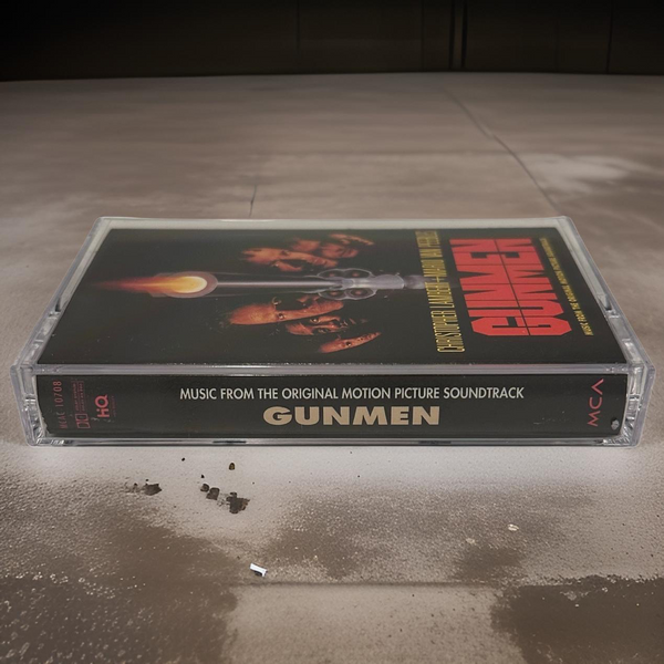 •GUNMEN ~ SOUNDTRACK• ~1993 OG PRESSING~ (CASSETTE TAPE)