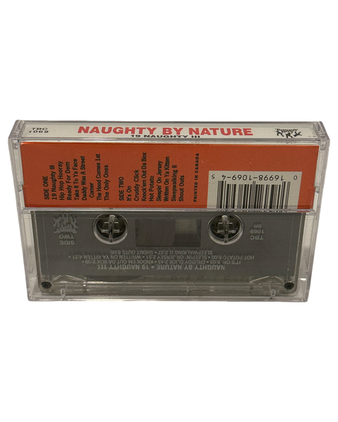 •NAUGHTY BY NATURE - 19NAUGHTYIII• ~1993 OG PRESSING~ (CASSETTE TAPE)