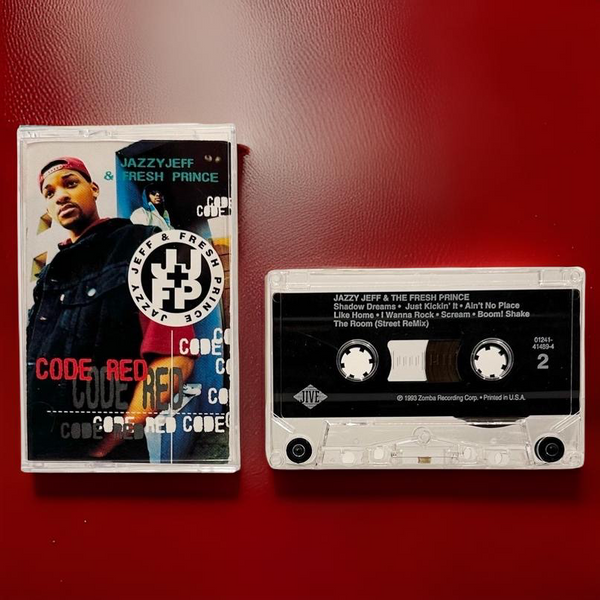 •JAZZY JEFF AND FRESH PRINCE - CODE RED• ~1993 OG PRESSING~ (CASSETTE TAPE)