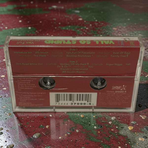 •YALL SO STUPID ~ A VAN FULL OF PAKISTANS• ~1993 OG PROMO PRESSING~ (CASSETTE TAPE)