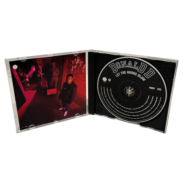 •DONALD D - LET THE HORNS BLOW• ~1992 OG PRESSINGS~ (CD & CASSETTE TAPE)