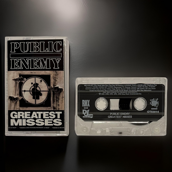 •PUBLIC ENEMY ~ GREATEST MISSES• ~1992 OG PRESSING~ (CASSETTE TAPE)