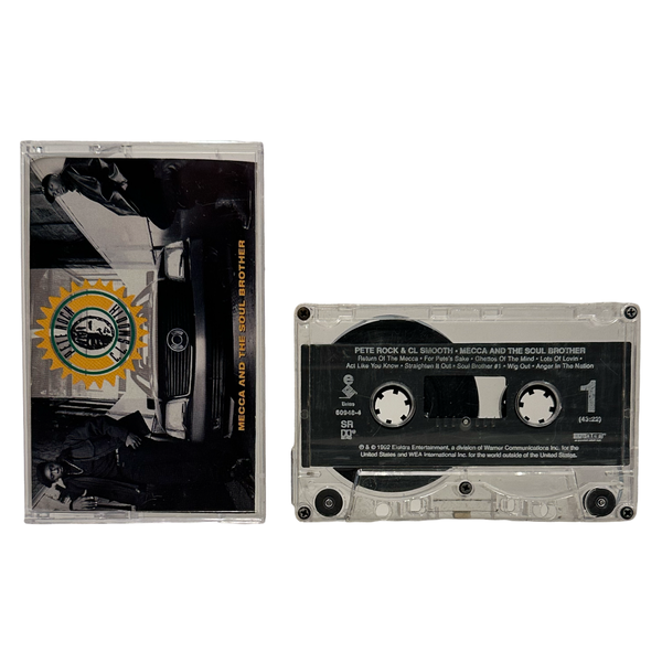 •PETE ROCK & C.L. SMOOTH - MECCA AND THE SOUL BROTHER• ~1992 OG PRESSINGS~ (CASSETTE TAPE)