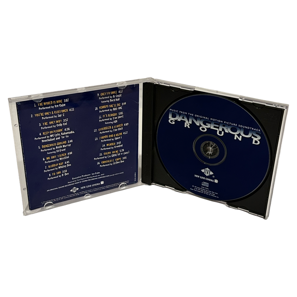 •DANGEROUS GROUND - MUSIC FROM THE ORIGINAL MOTION PICTURE SOUNDTRACK• ~1997 ORIGINAL PRESSINGS~ (CD & CASSETTE TAPE)