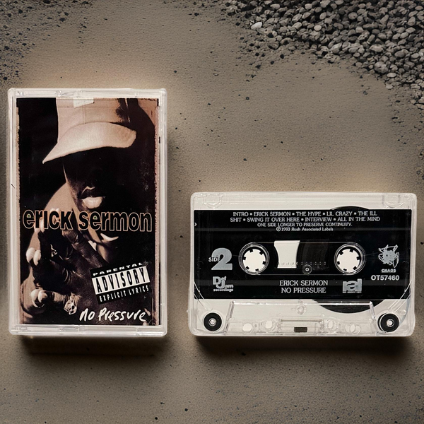 •ERICK SERMON - NO PRESSURE• ~1993 OG PRESSING~ (CASSETTE TAPE) (1)