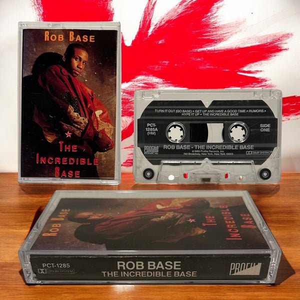 •ROB BASE ~ THE INCREDIBLE BASE• ~1989 OG PRESSING~ (CASSETTE TAPE)