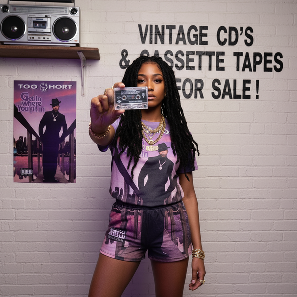 •TOO $HORT - GET IN WHERE YOU FIT IN• ~1993 OG PRESSING~ (CASSETTE TAPE)