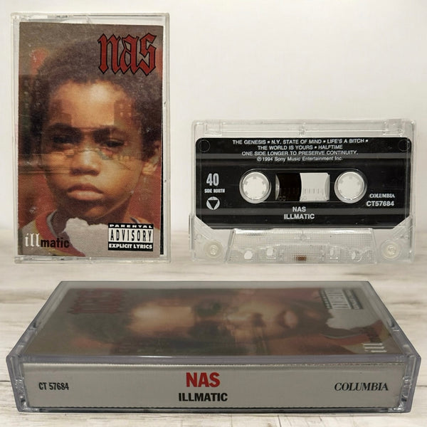 •NAS - ILLMATIC• ~1994 OG PRESSING~ (CASSETTE TAPE)