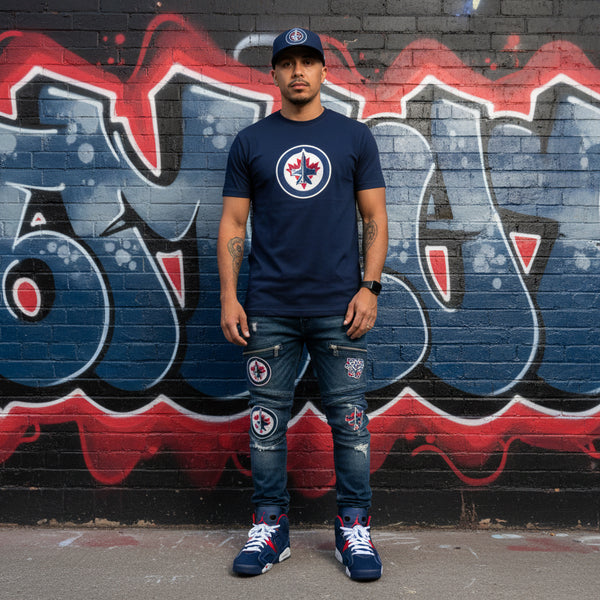 *Winnipeg Jets* ~Dynasty Fitted SnapBack Hats by Mitchell & Ness~
